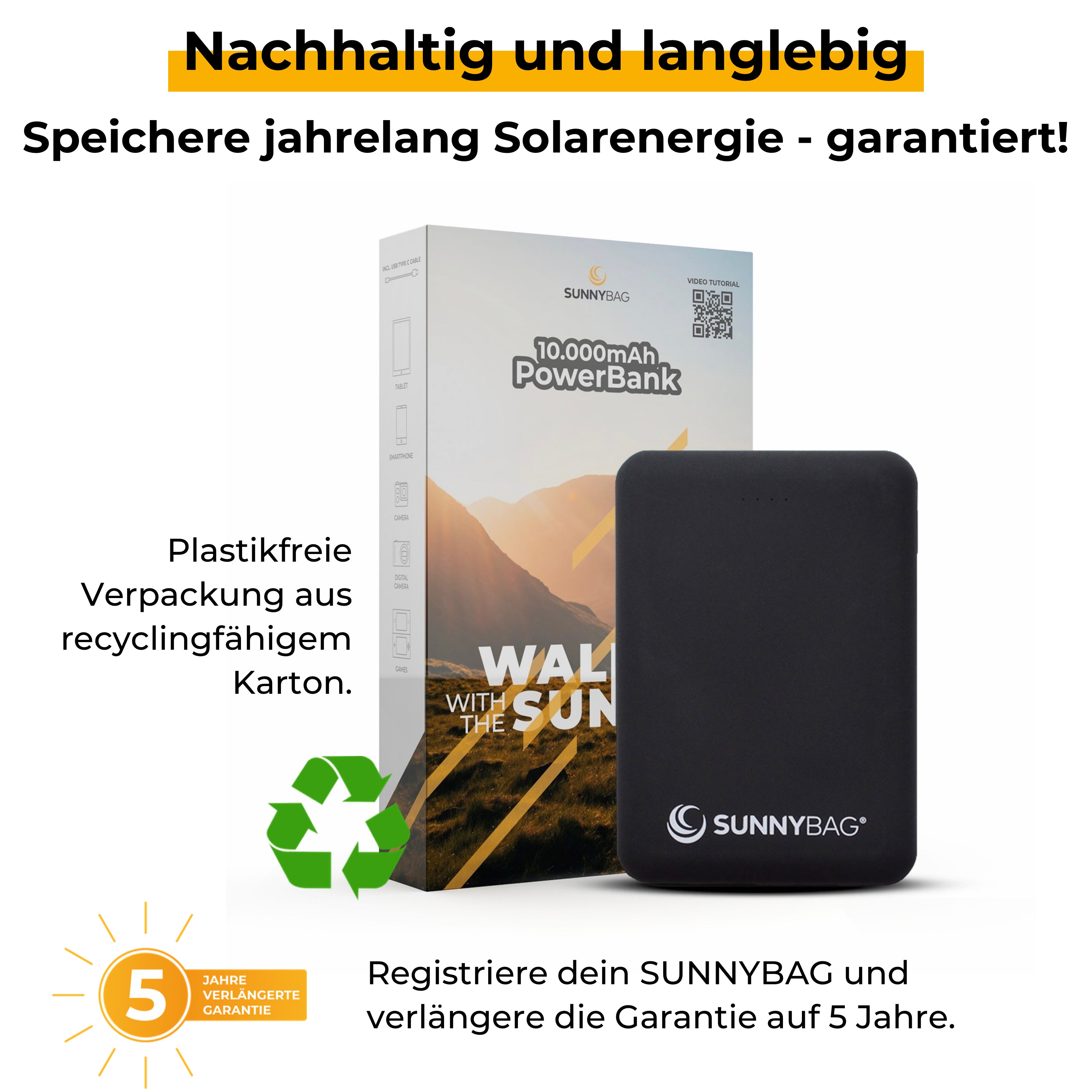 Sunnybag POWERBANK 10.000mAh FREE